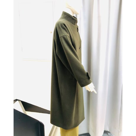 ＡＢＣＡ  ＢＬＡＮＣ  　スタンドカラーウールロングコート