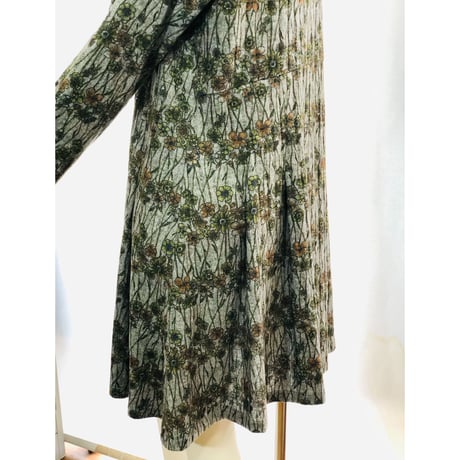 ＩＮＴＥＲＬＩＮＥＡＩＲＥ     ノーカラー刺繍チュニックワンピース