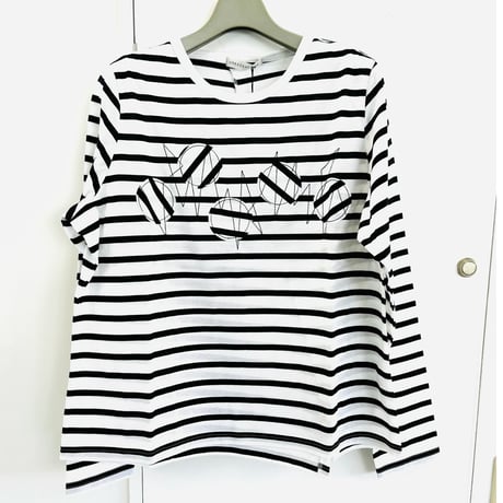 デザイナーブランドＣＲＥＳＣＥＮＴ  パッチワークボーダーＴシャツ