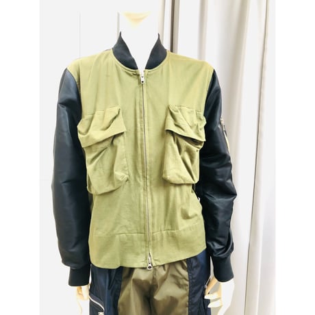 ＣＲＥＳＣＥＮＴ  　前ポケット袖切り替えブルゾン