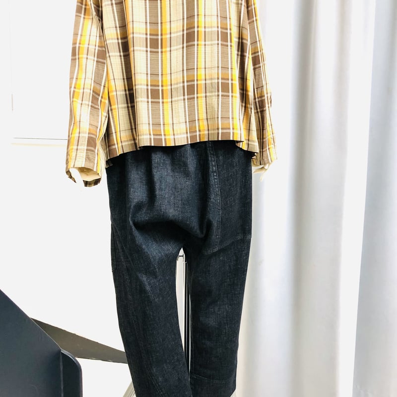 デザイナーブランドCRESCENT デニムサルエルパンツ | WANT's デザイナーブランドCRESCENT デニムサルエルパンツ | WANT's