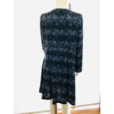 ＩＮＴＥＲＬＩＮＥＡＩＲＥ     ノーカラー刺繍チュニックワンピース