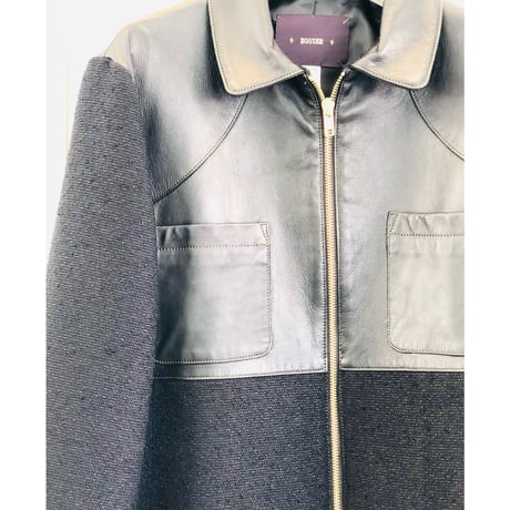 ＲＯＳＩＥＲ   レザー切り替えジャケット