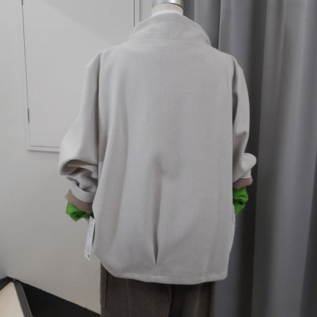デザイナーズブランドＱｒｅａｌ  ビッグスタンドカラージャッケット
