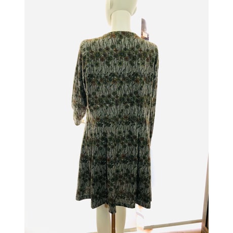 ＩＮＴＥＲＬＩＮＥＡＩＲＥ     ノーカラー刺繍チュニックワンピース