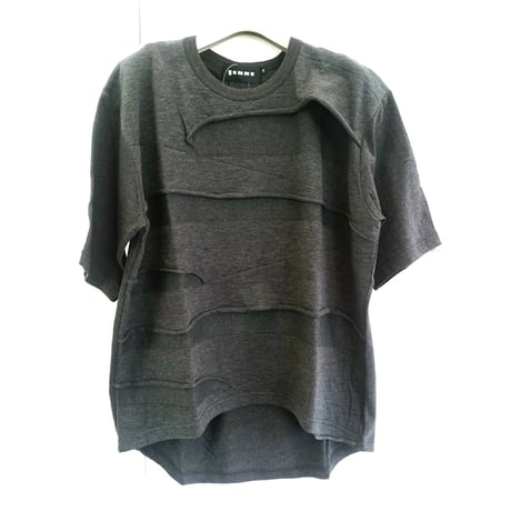 デザイナーブランドgomme  バック タックルーズ半袖Ｔシャツ