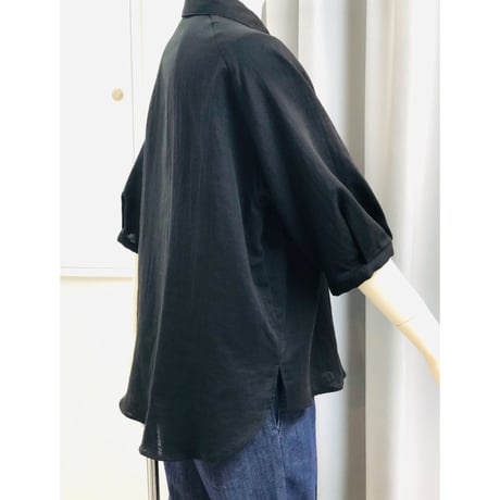 ＡＢＣＡ  ＢＬＡＮＣ  　ハマカラーラグラン袖ブラウス