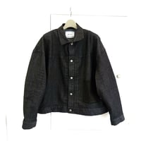 デザイナーズブランド　ＷＹＴＥ（ ＲＯＳＩＥＲ） 　ポケットレザーデニムブルゾン