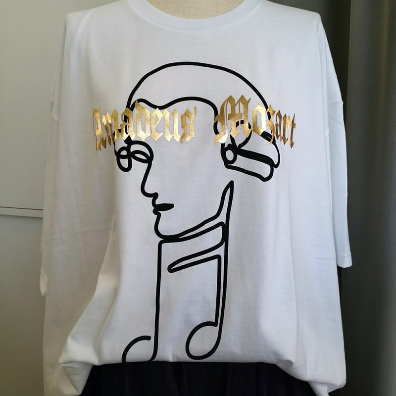 ❤*ド様 gommeモーツァルト ♫ グラフィック 長袖Tシャツ M 定価17, デザイナーブランドgomme モーツァルトTシャツ | WANT's