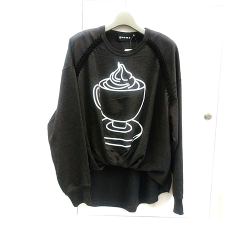 デザイナーブランドgomme   ヘムタックオリジナルプリントＴシャツ