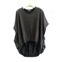 デザイナーブランドｇｏｍｍｅ   裏毛フェムギャザーＴシャツ