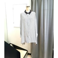 デザイナーズブランド ＲＯＳＩＥＲ 　ストライプ柄ロングブラウス