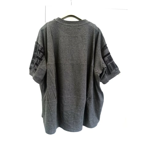 デザイナーブランドgomme   モダンプリントレイヤードＴシャツ