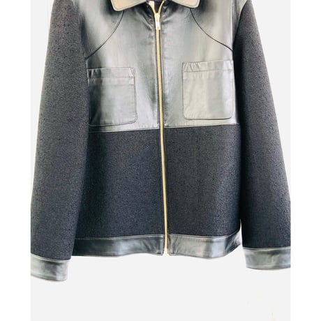 ＲＯＳＩＥＲ   レザー切り替えジャケット