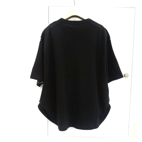 デザイナーブランドgomme   プリントサイドタックＴシャツ
