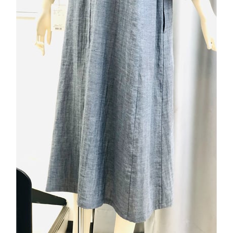 ＡＢＣＡ  ＢＬＡＮＣ  　五部袖コットンワンピース