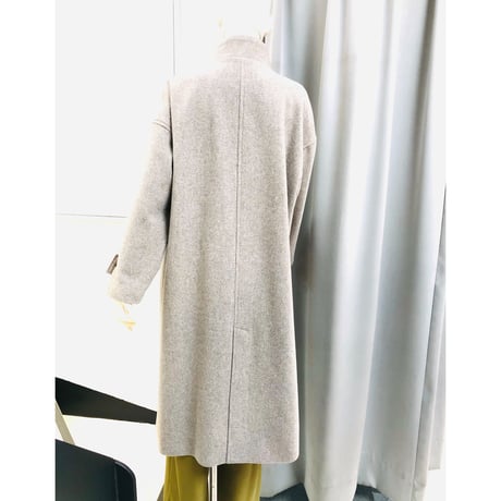 ＡＢＣＡ  ＢＬＡＮＣ  　スタンドカラーウールロングコート