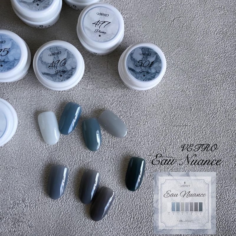 ☆VL494-501新品☆ベトロVETROニュアンス系カラージェル8色セット