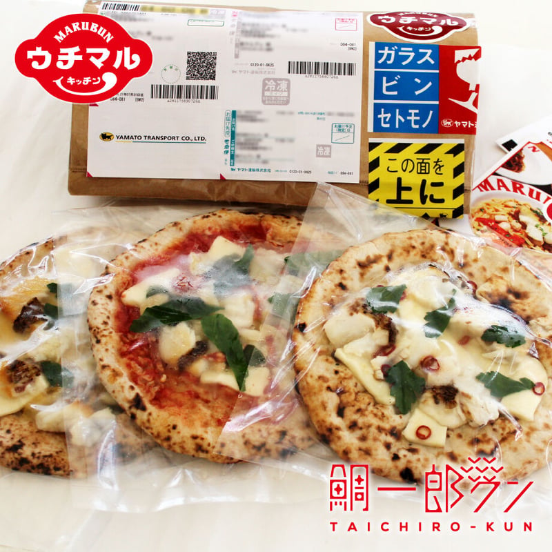 マルブン☆鯛一郎クンコラボ / ピッツァ3種類セット | 鯛のお取り寄せ
