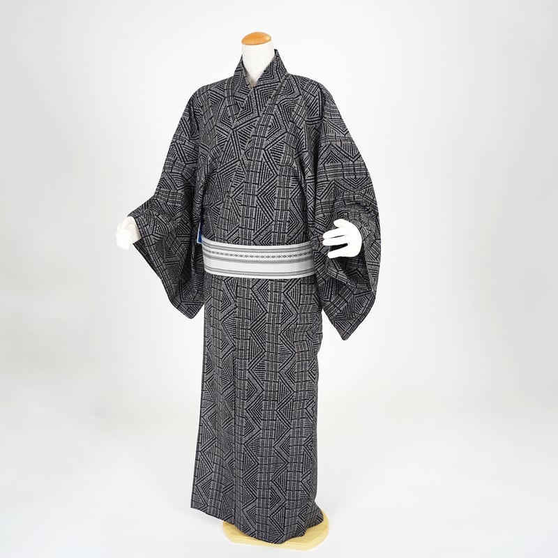 新品【御仕立上】ゆかた　 本仕立て・京染・手縫い仕様　水玉 新品【御仕立上】ゆかた 本仕立て・京染・手縫い仕様水玉
