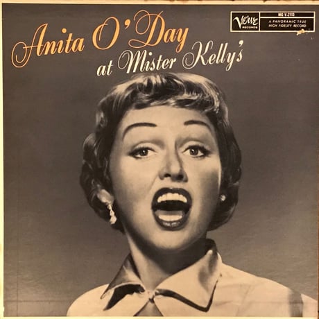 Anita O’Day／At Mister Kelly’ｓ（Verve MGV2113) MONO オリジナル盤