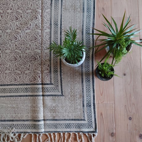 シノワズリ✳︎109×200ロイヤルミルクティー　グリーン　トルコヴィンテージラグ it-68c76f0488ced-1200.jpg