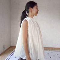 Mami Tsuji Origami blouse「おりがみブラウス」白