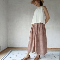 mogo「タックスカート」×MamiTsuji「ギンガムチェック赤黒」