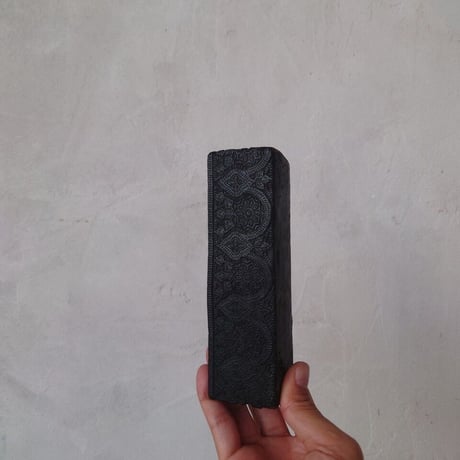 インドの古道具「ウッドブロック」細長いもの