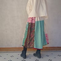 早川ユミ「絵のあるスカートB」フリーサイズ