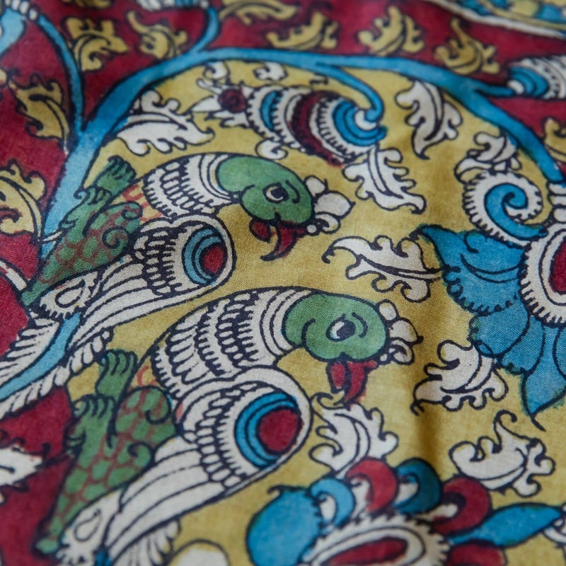 カラムカリ・インドの神様柄A（alphabet collection） | design la