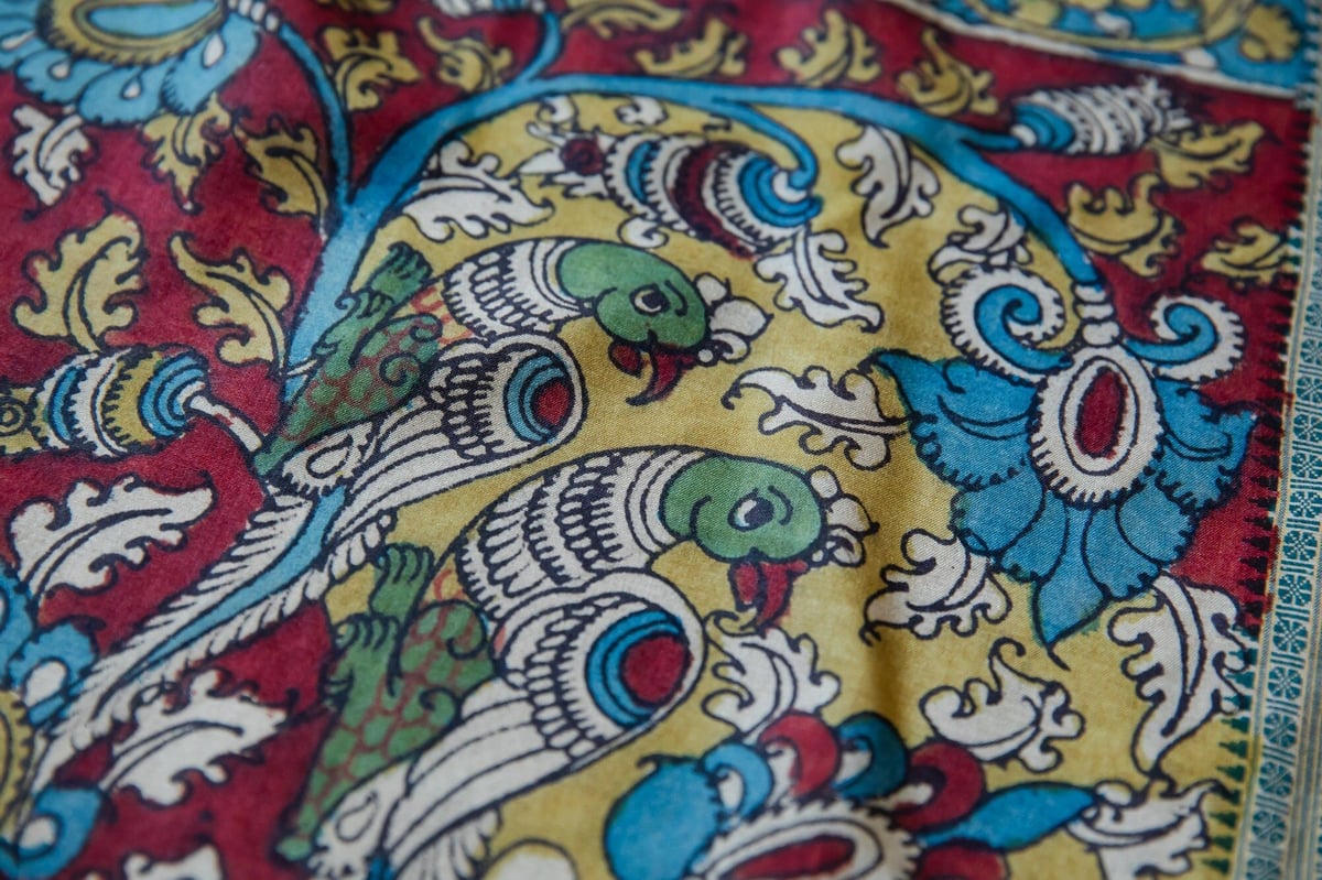 カラムカリ・インドの神様柄A（alphabet collection） | design la