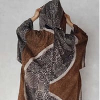 早川ユミ「ちくちくのなべつかみ・柿渋」 | design labo chica WEB SHOP