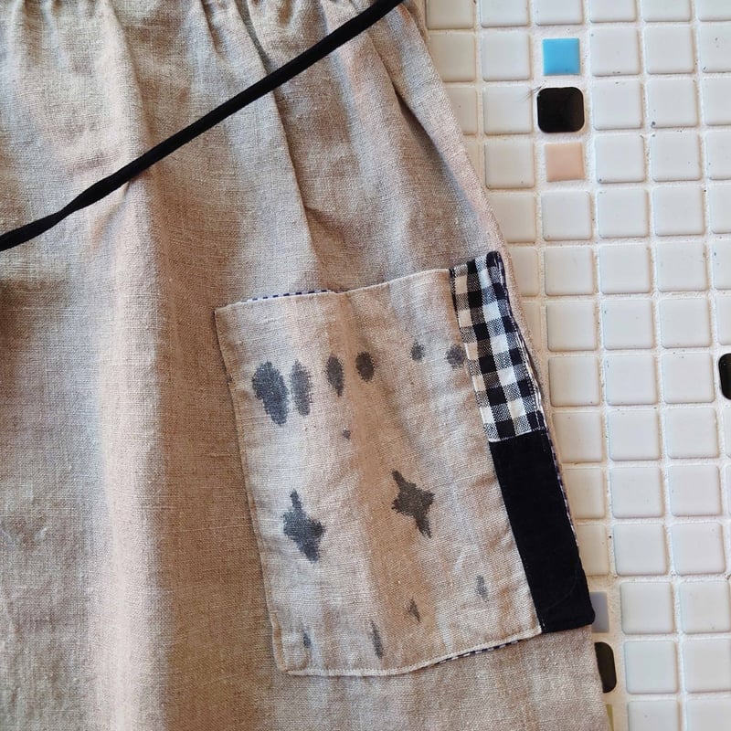 早川ユミ「上海木綿種まきワンピース」フリーサイズ | design labo