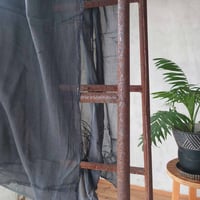西インドの民族衣装布・オダハニ/オリジナルカラー「バグルー村の灰色」生地販売