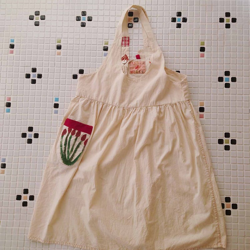 早川ユミ「フランス風 木綿ダブリエ」フリーサイズ | design