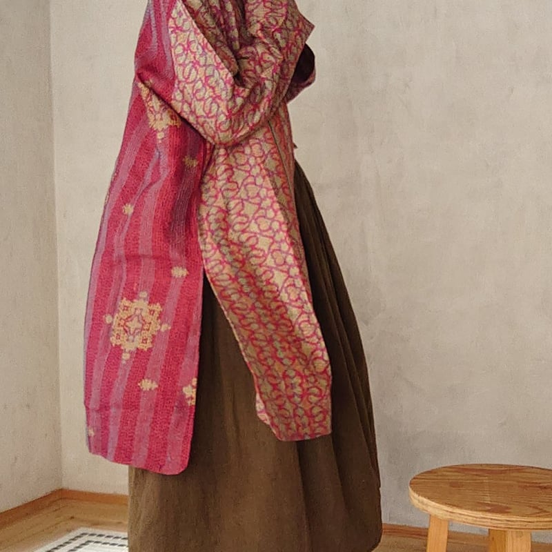 カンタ刺繍のリバーシブルジャケットNo.5 Free size | design