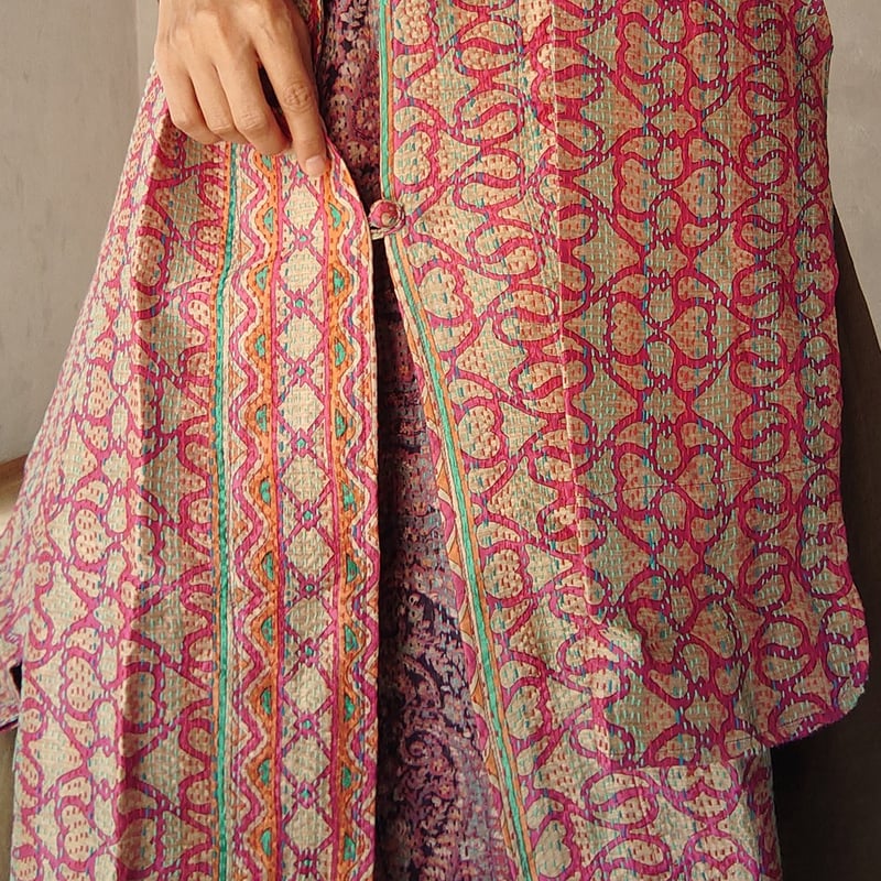 カンタ刺繍のリバーシブルジャケットNo.5 Free size | design labo c