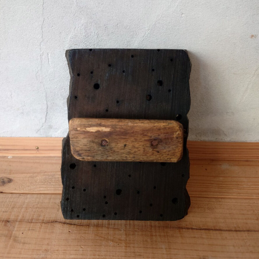 インドの古道具「ウッドブロック」四角 | design labo chica WEB SHOP