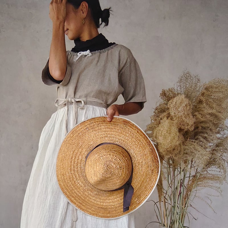 早川ユミかっぽう着 早川ユミ「ふらんす風エプロン」白・フリーサイズ | design labo chica