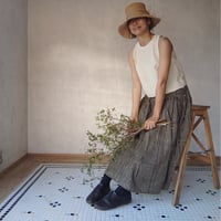 早川ユミ「ちくちくのなべつかみ・柿渋」 | design labo chica