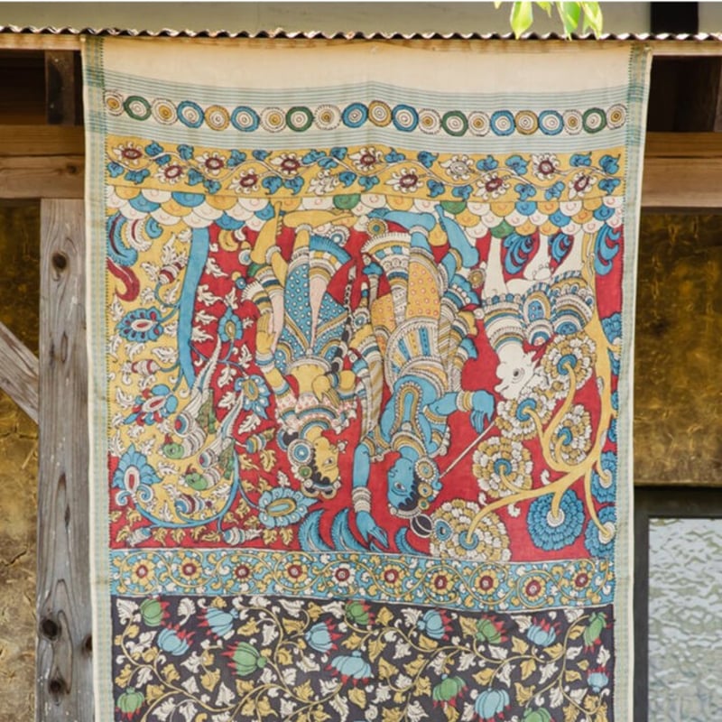カラムカリ・インドの神様柄A（alphabet collection） | design la