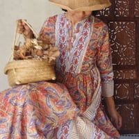 早川ユミ「ちくちくのなべつかみ・柿渋」 | design labo chica WEB SHOP