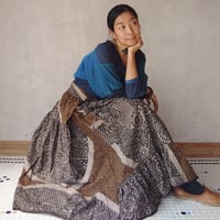 袴スカートドレス「Mami Tsuji ひとつ・茶」