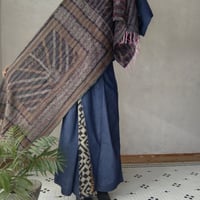 シルクカンタ刺繍ショール・細幅SサイズNo10・プレーン