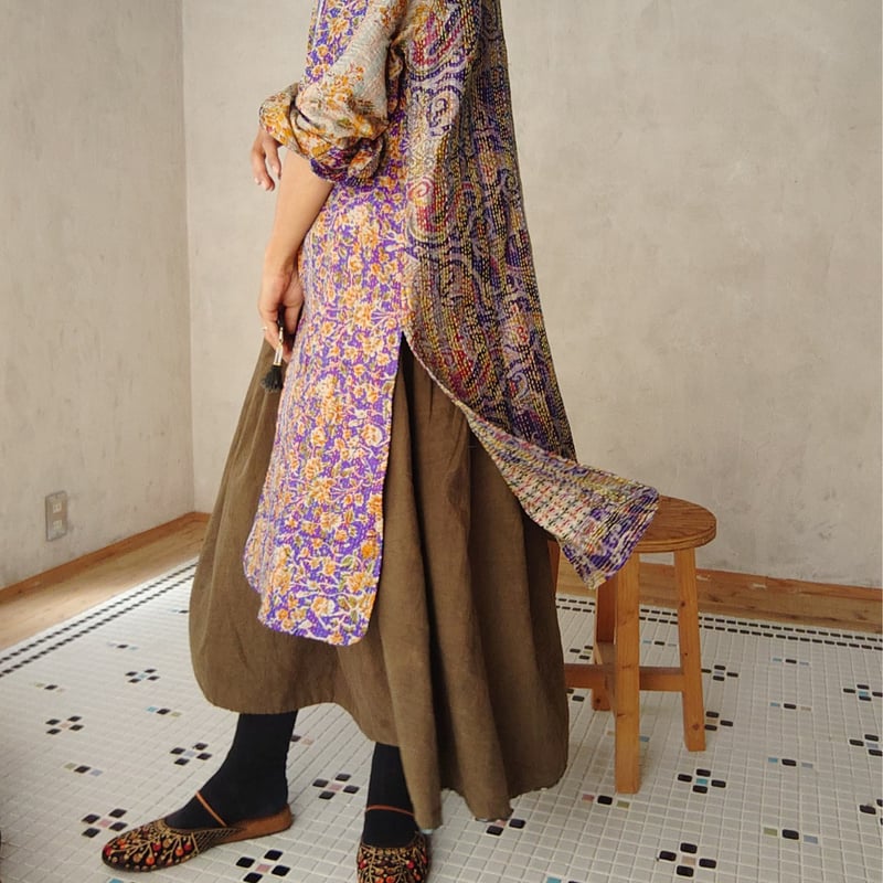 カンタ刺繍のリバーシブルジャケットNo.3 Free size | design labo c