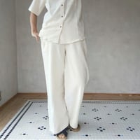 【Relaxing from Thailand】無地ワイドパンツ