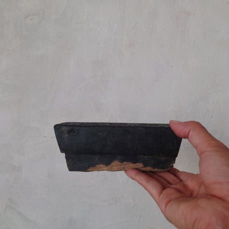 インドの古道具「ウッドブロック」細長いもの