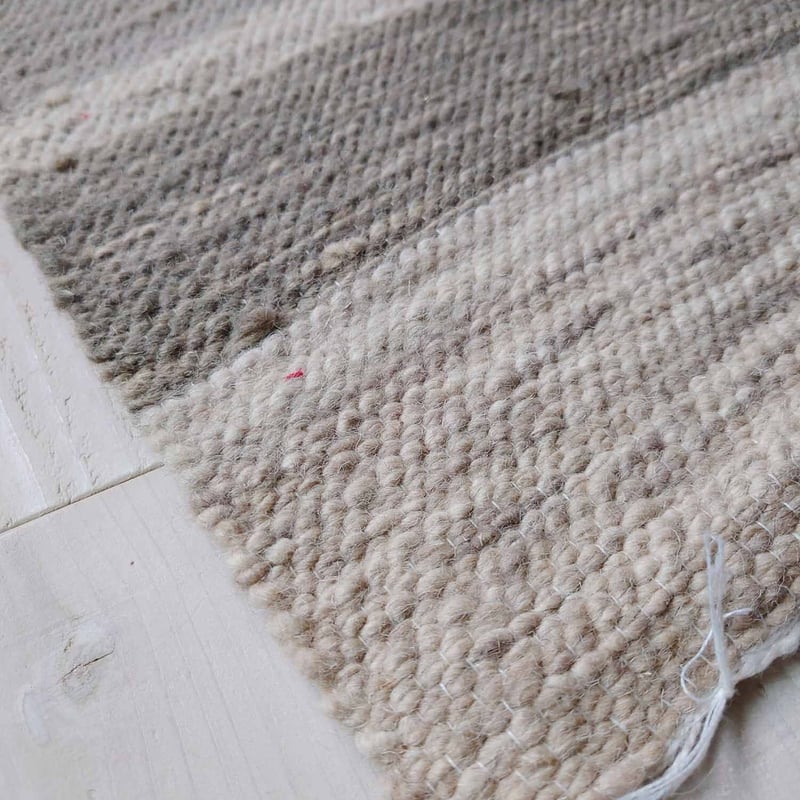 手織り・ウールのぽこぽこラグ | design labo chica WEB SHOP