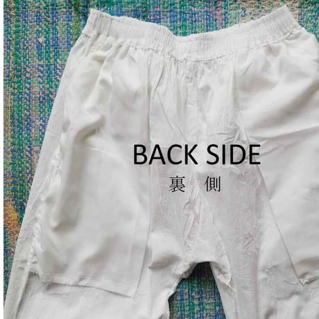 ラクナウ白刺繍パンツ（ローカルアイテム）※悔しさ割引